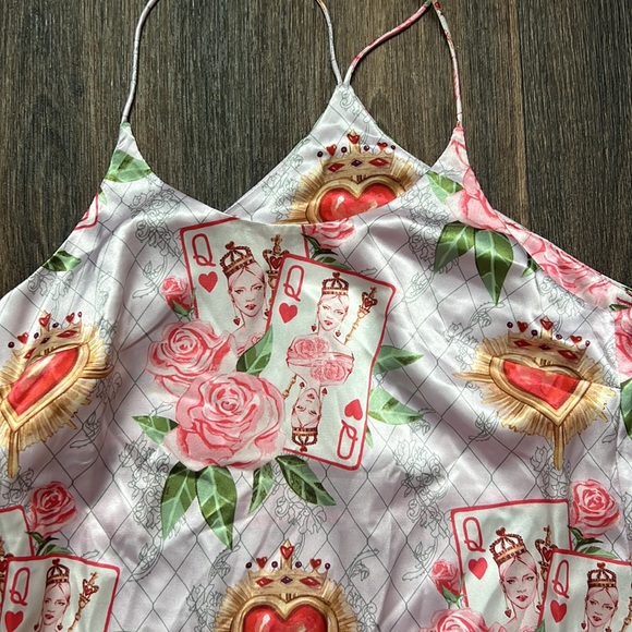 Queen of Hearts Slip Dress - Picture 2 of 4